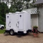 Luxury bathroom trailers
