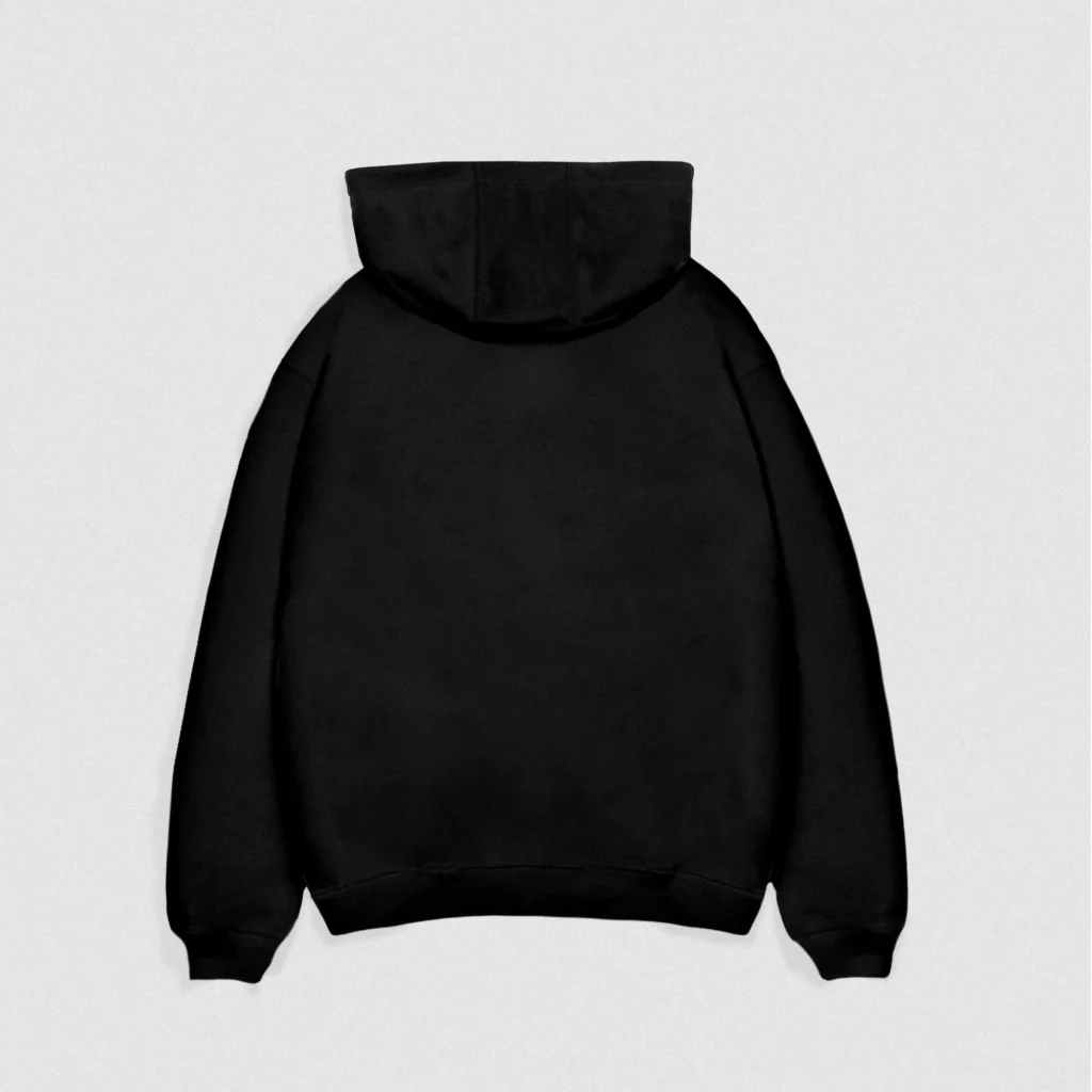 Women's Black Oversized Hoodie
