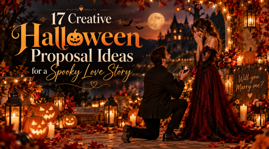 17 Creative Halloween Proposal Ideas for a Spooky Love Story