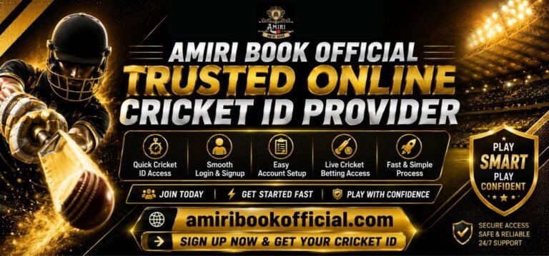 Amiri Book Official provides trusted Online Cricket ID options