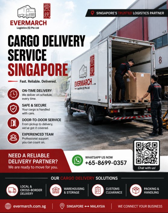 Cargo Delivery Service Singapore by Evermarch