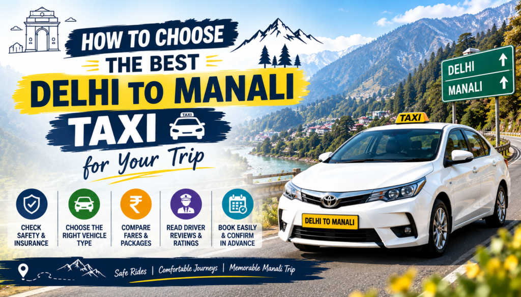 Delhi to Manali Taxi