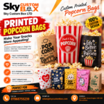 blank popcorn box
