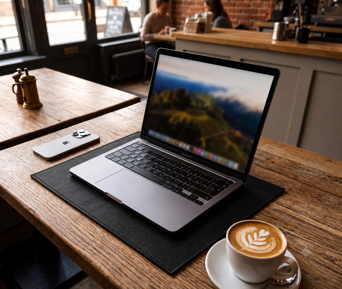 table protector leather coaster set