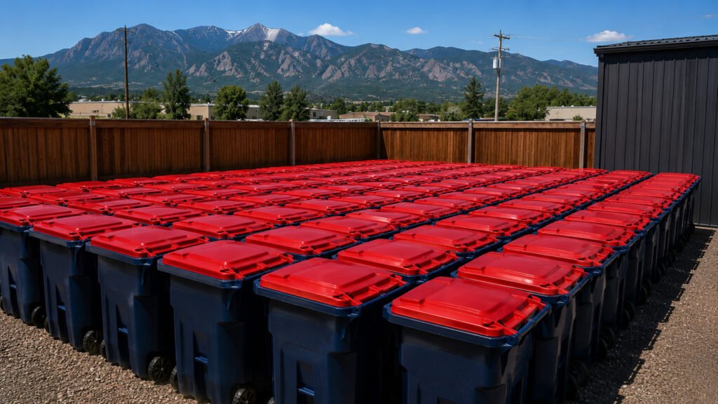 Trash bin cleaning service