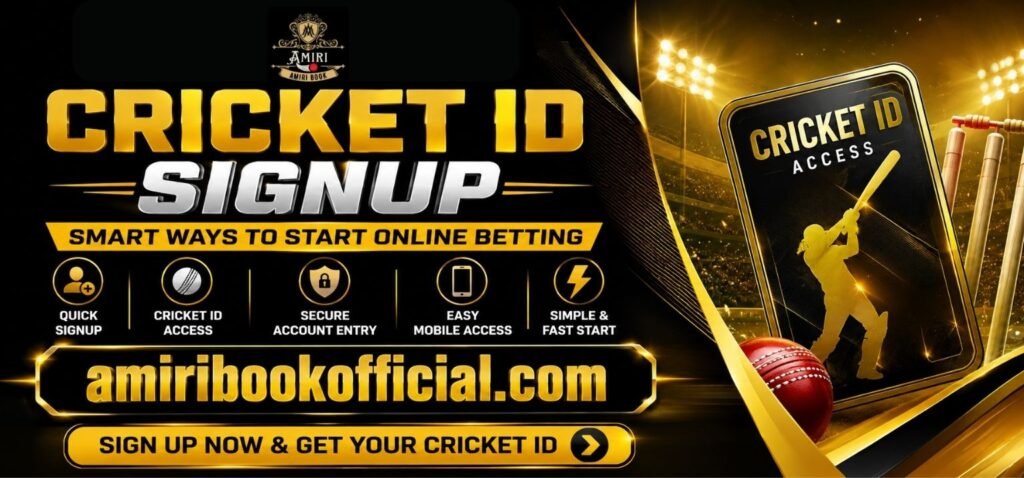 Cricket ID Signup for smart online betting account access