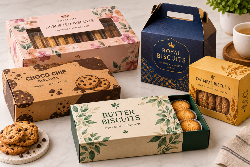 Custom Biscuit Boxes