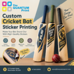 Custom cricket bat stickers