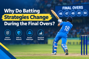 Why Do Batting Strategies Change During the Final Overs?