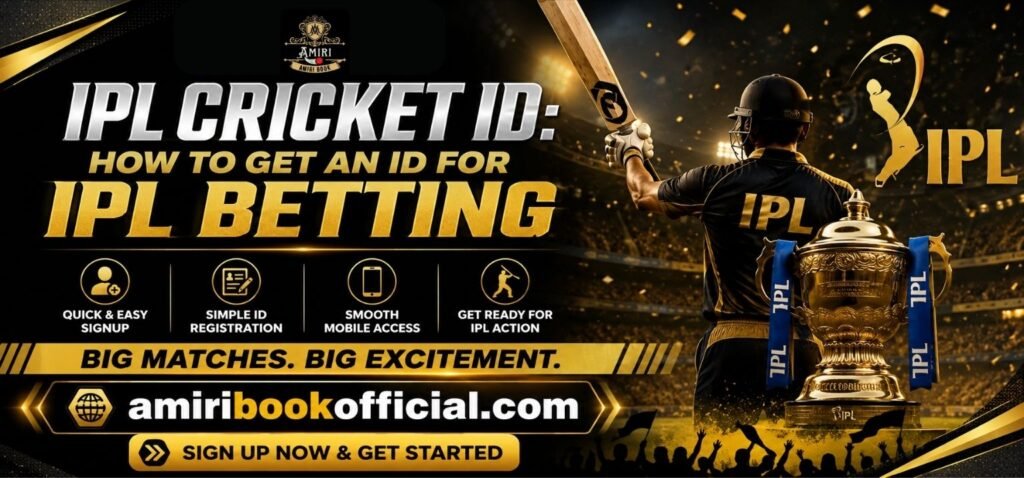 IPL Cricket ID supports easy signup for IPL betting