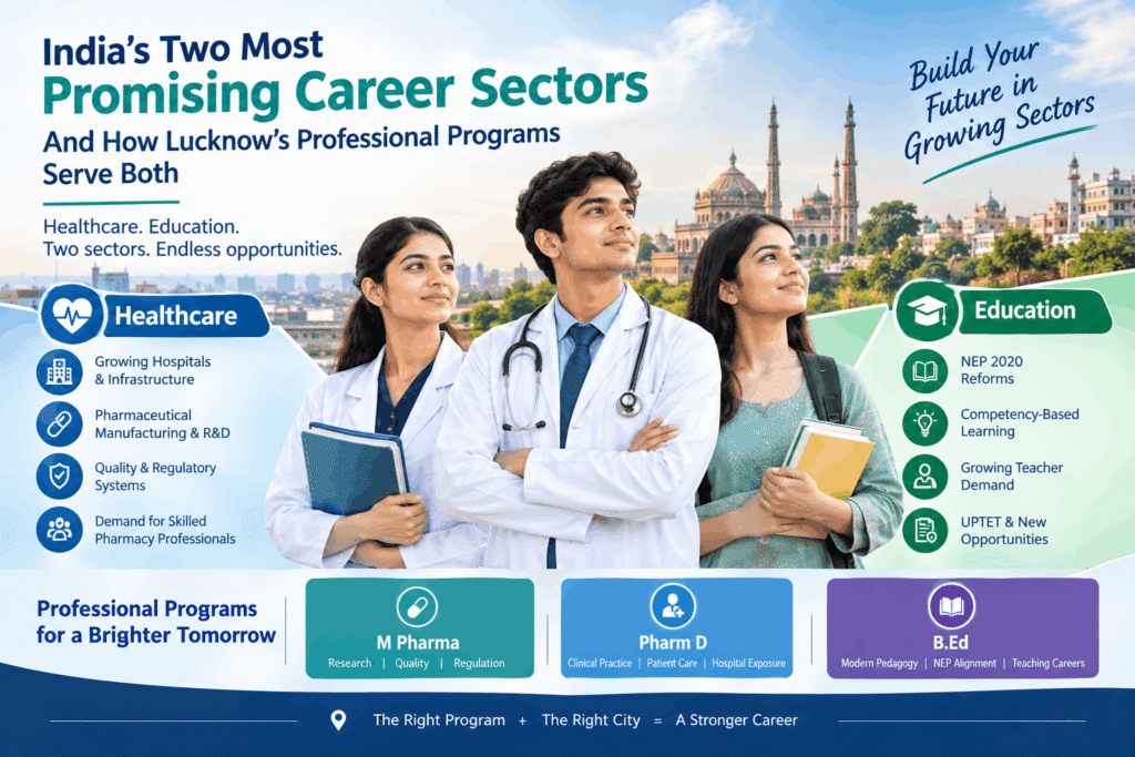 India Healthcare Education Growth Mpharma Pharmd Bed Lucknow