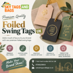 Foiled swing tags