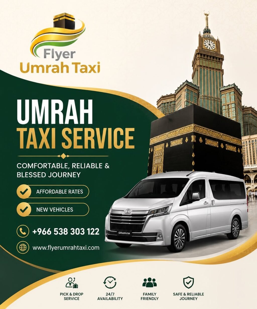 Makkah to Jeddah Taxi Fare for comfortable private travel in Saudi Arabia