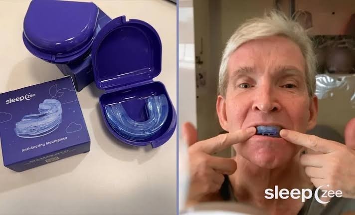 SleepZee Mouthpiece designed for adjustable fit and nighttime snoring support