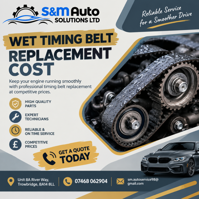 wet timing belt replacement cost