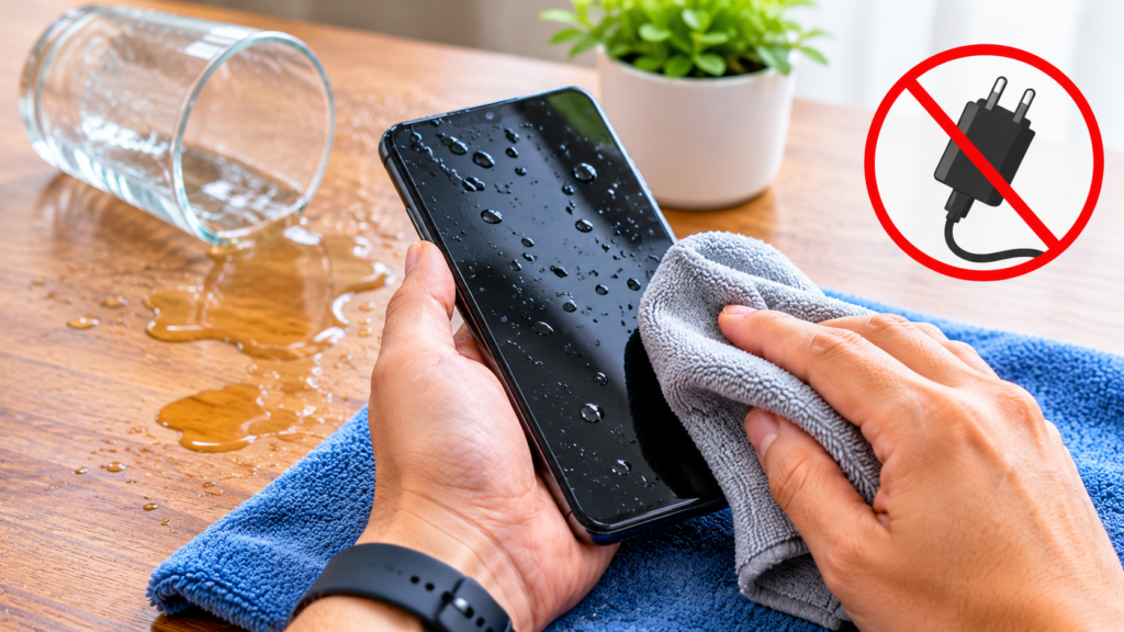 What to Do When Your Phone Gets Wet Accidentally