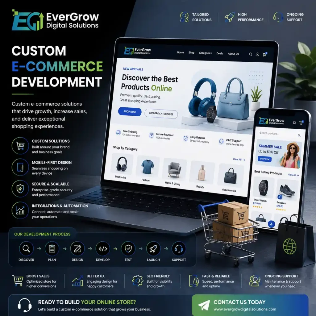custom ecommerce development