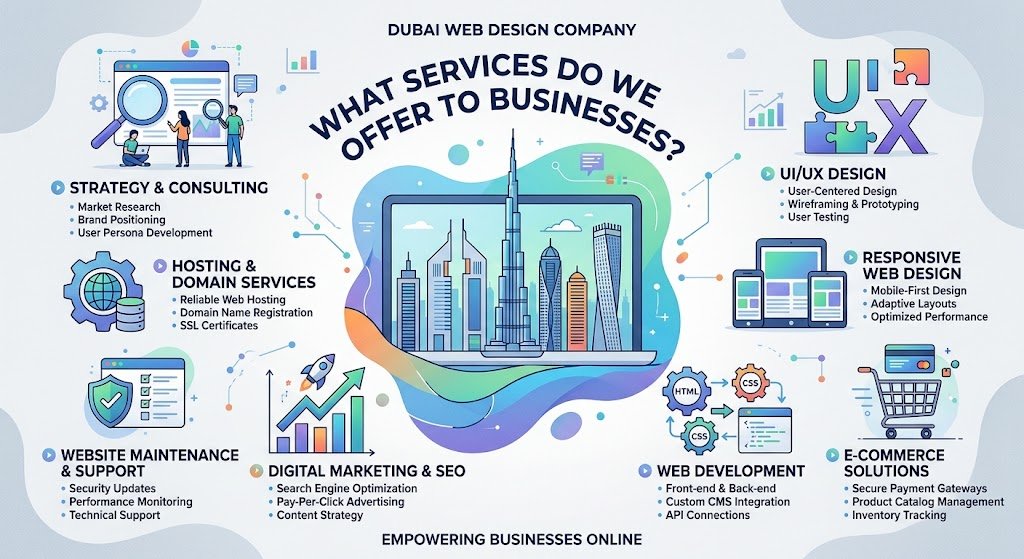 What Services Does a Web Design Company Dubai Offer to Businesses?