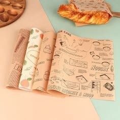Logo greaseproof paper