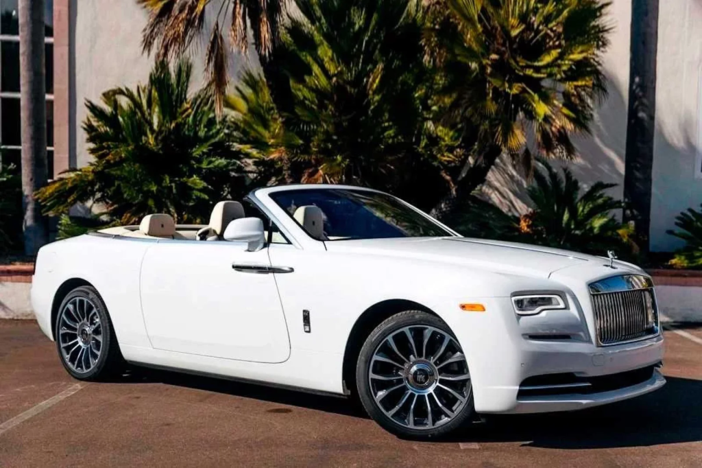 rental rolls royce dawn convertible